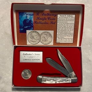 Limited Edition Susan B Anthony Knife and Coin Set